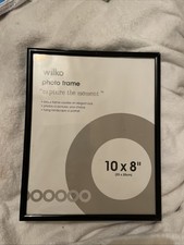 Wilko 10x8" Black Photo Frame