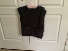 ZARA SLEEVELESS CABLE KNIT