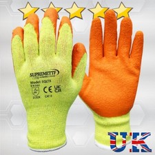 120 PAIRS LATEX COATED ORANGE
