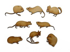 Wooden MDF Mouse Hamster Rat