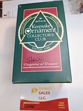 1988 Hallmark Sleighful of Dreams Keepsake Collectors Club ORnament DV163