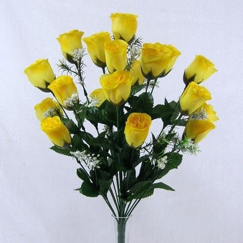 Artificial rosebud bush - x,