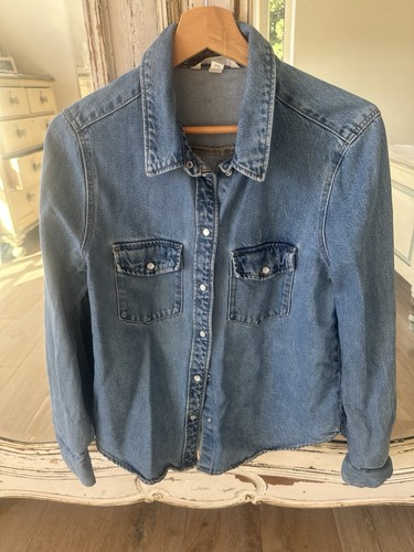 Denim fitted long sleeve - h,