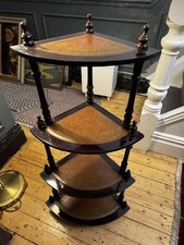 Vintage 4 shelf mahogany