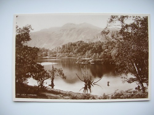 Loch katrine postcard - loch,