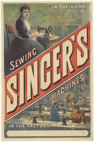 Singer sewing machines - singer, 1880s