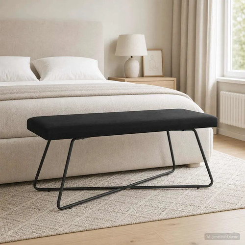 Vidaxl bench black x - bench,
