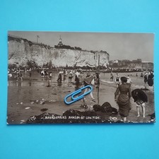 Broadstairs Sands at Low Tide, Kent - RPPC Pub. by J Welch & Sons