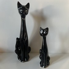 2 Mid Century Long Neck Black