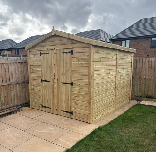 10x8 apex shed heavy duty - 10x8,