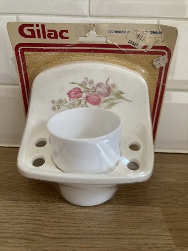 Vintage toothbrush holder - toothbrush,