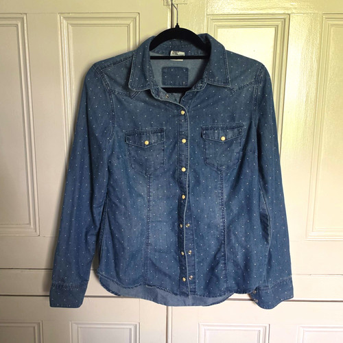 Womens denim shirt size - ​h&m,