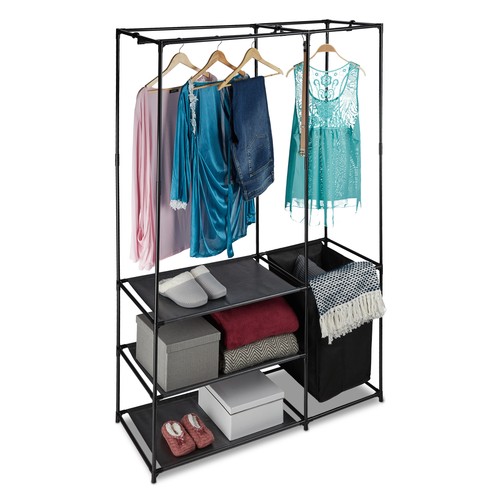 Open wardrobe closet system