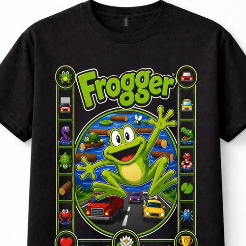 Frogger retro arcade - frogger, game