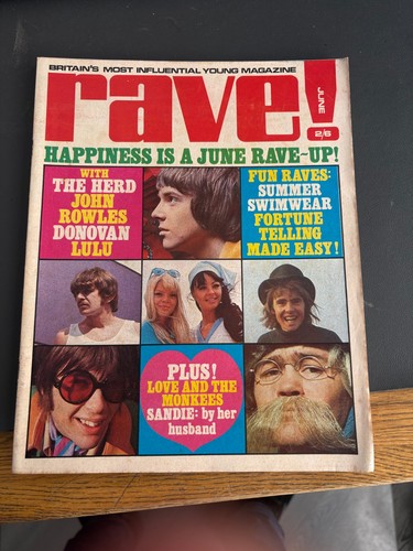 Rave magazine june 1968 davy - magazine,