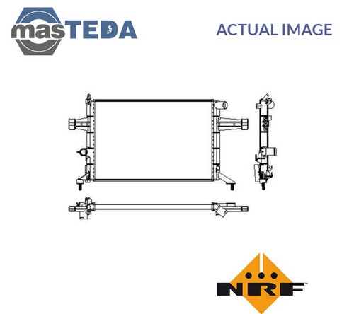 53628 engine cooling radiator - 53628,