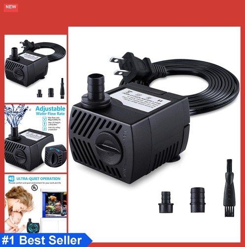 Fountain pump 80gph 4w - fountain, pump,