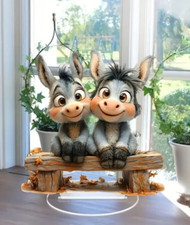 2D FLAT PRINTED Donkey Design