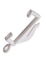 Decorail White Curtain Hooks