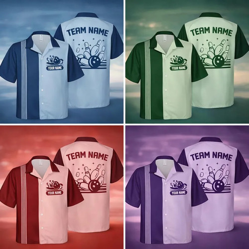 Personalized retro bowling - personalized,