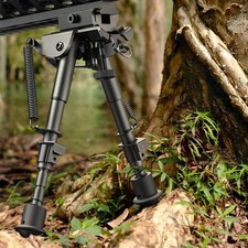 6- 9‘’ Adjustable Swivel Spring Bipod Adapter for Hunting Shooting Air Rifle UK