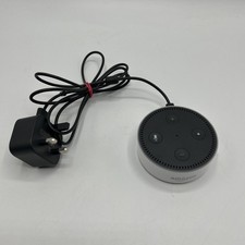 Amazon RS03QR Echo Dot 2nd Gen Smart Speaker Alexa Bluetooth w Charger White