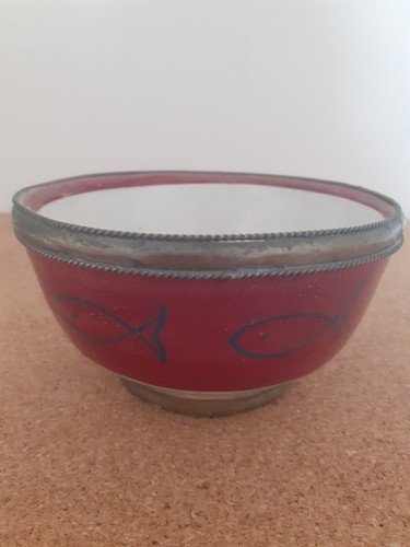 Vintage moroccan safi bowl - moroccan,