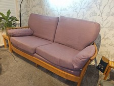 ERCOL 3 piece suite sofa and armchairs. 