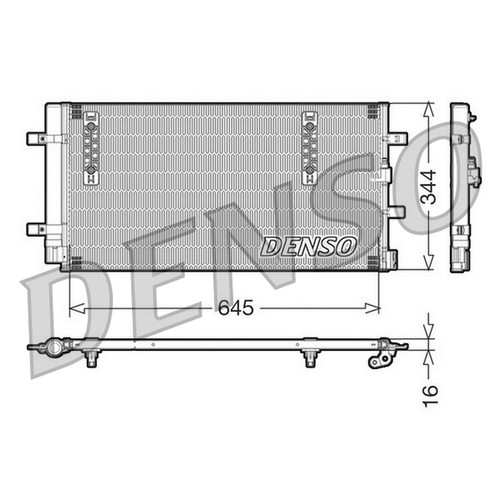 Air con condenser for - condenser, a6