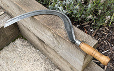 Vintage Brades No2 Garden Sickle Billhook Slasher Grass Hook Old Tool