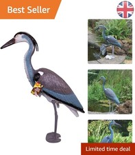 Floor Mounted Grey Heron Decoy