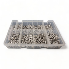 Assorted Box of Stainless Steel Self Tapping Screws - 450 Tappers Screw