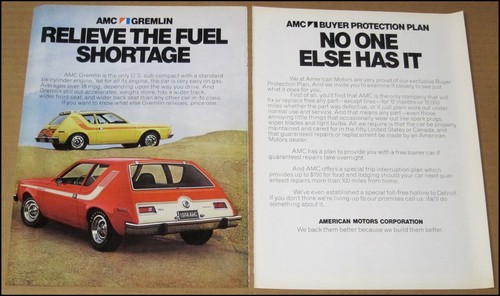 1974 amc gremlin page - amc, print