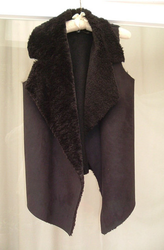 Black gilet waistcoat size m - waistcoat,