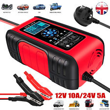Smart Car Battery Charger 12V 10A/24V 5A Lifepo4 Intelligent Automatic Repair 