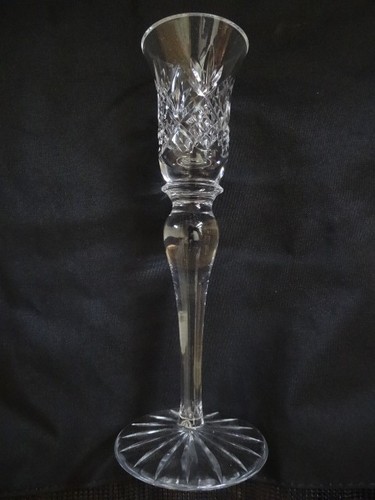 Glass candlestick cut - candlestick,