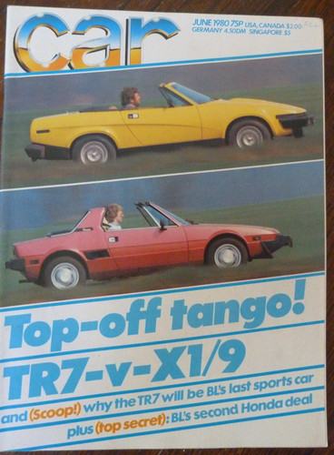 Car magazine june 1980 triumph - magazine,