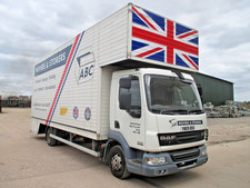 2009 DAF LF 45. 180 7.5 TON HUGE LUTON DROPWELL BOX VAN IDEAL REMOVAL LORRY VGC.
