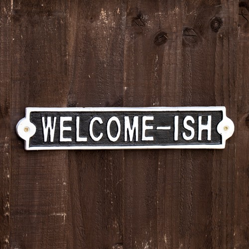 Welcome ish cast - cast, wall