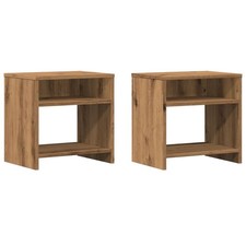 2 Bedside Tables Cabinets