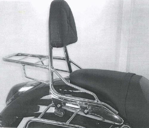 Sissybar with luggage rack