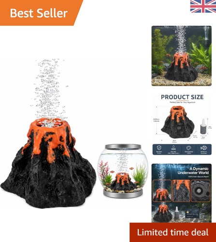 Aquarium volcano kit with air - volcano,