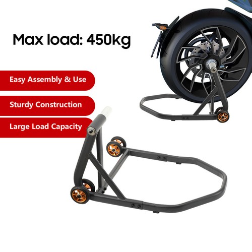 Motorbike rear paddock - motorbike,