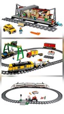 Lego City Train Sets Bundle: 60051, 60050, 7939 (Retired Sets,Please See Desc)