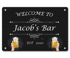 Personalised Bar Sign Any Name