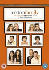 Modern Family Season Series 1, 2 & 3 Complete DVD 11-Disc Box Set Cult Comedy