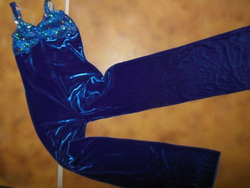 Velvet spandex hologram dance - spandex,