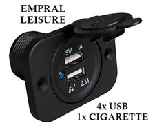 Campervan 12v 24v Double USB