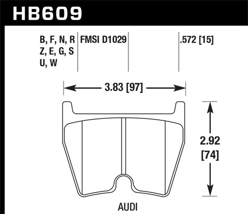 Hawk performance hb609n 572 - hb609n.572, hp