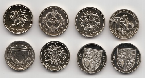 One pound coin - coin, 2000